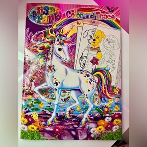 Lisa Frank Color & Trace Activity Book